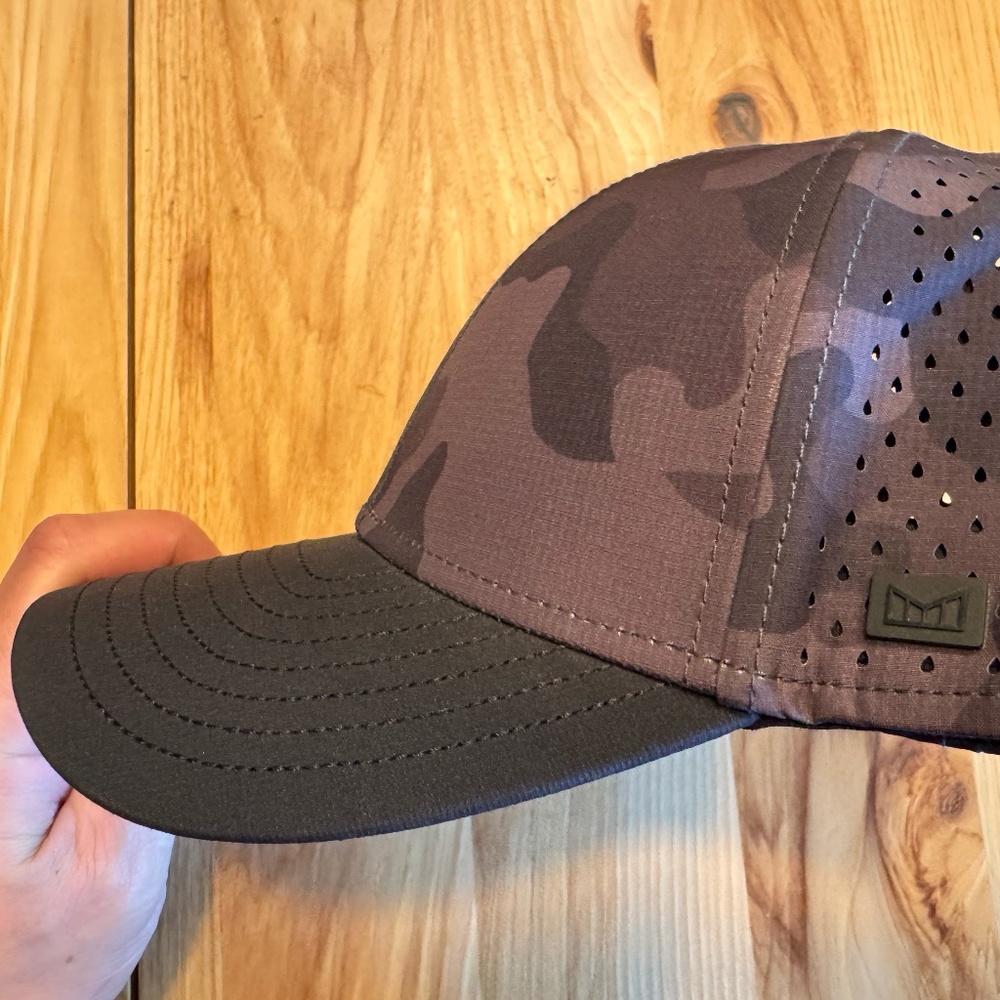 Melin A-Game Hydro Snapback Baseball Hat / Black Camo